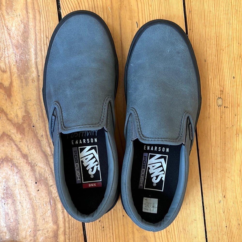 Vans BMX slip-ons, lightly used.